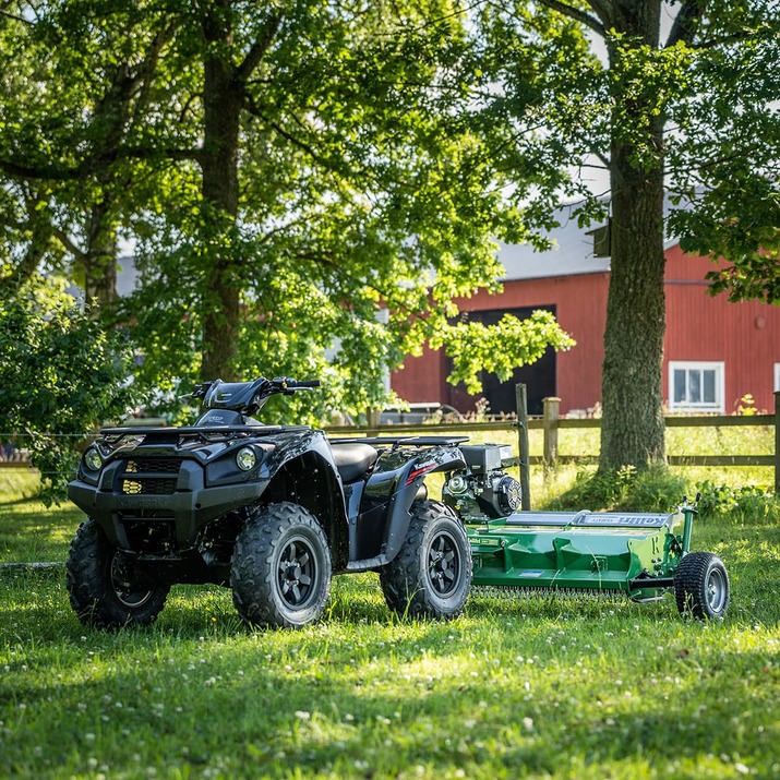 Slagleklipper ATV med bagklap, 1,2 m, 15 hk
