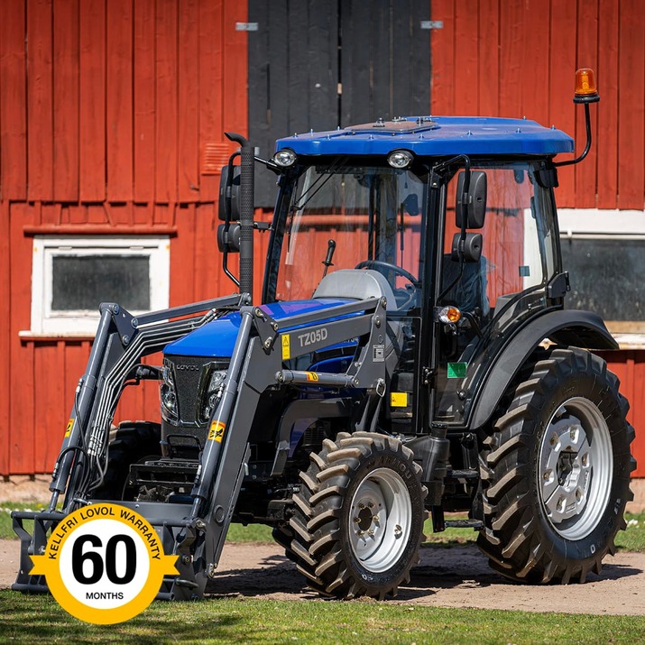 Traktor Lovol 75 hk 4wd med frontlæsser, Stage V