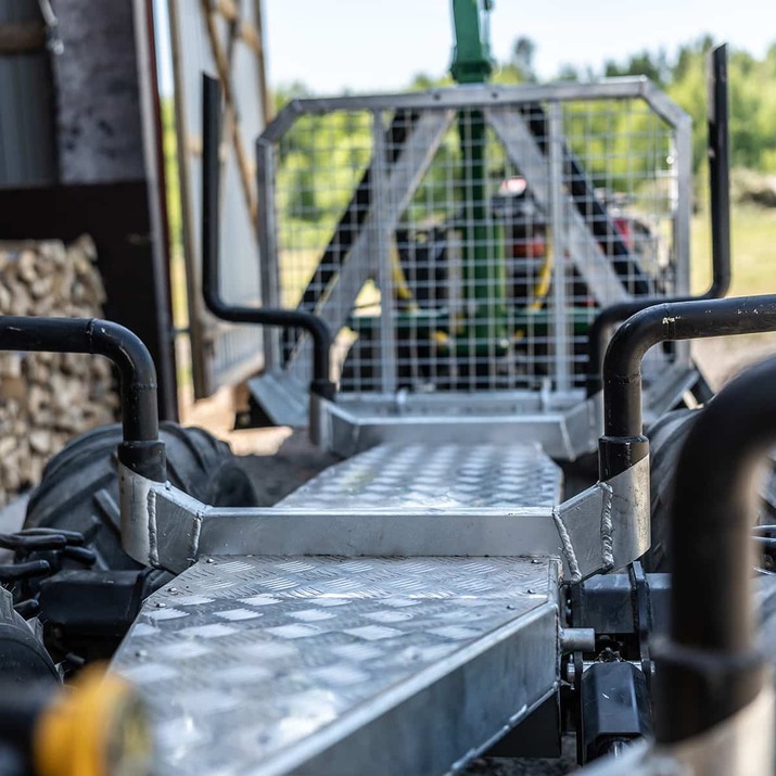 Skovvogn ATV 3 ton, med kran 4,2 m