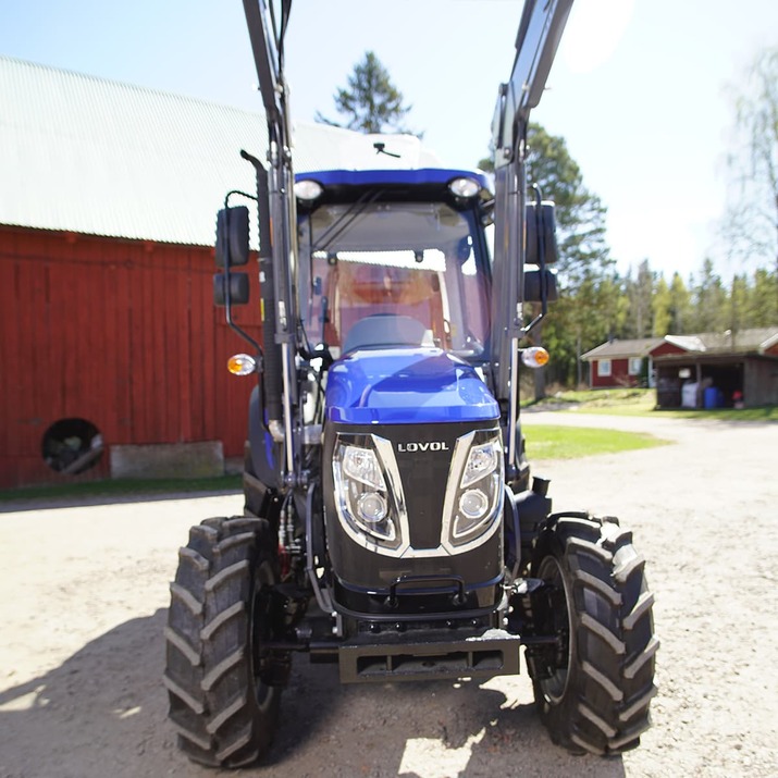 Traktor Lovol 50 hk 4wd med frontlæsser, Stage V