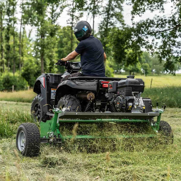 Slagleklipper ATV med bagklap, 1,2 m, Briggs and Stratton 13,5 hk