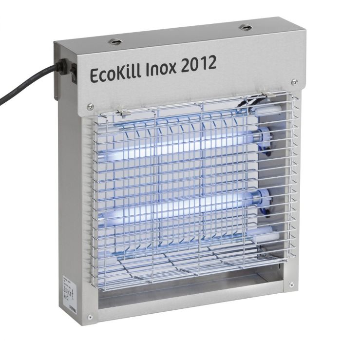 Elektrisk fluefanger Inox 2012, 2 x 6 W