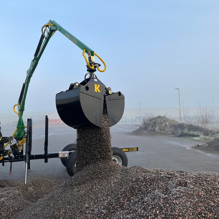 Gribeskovl til skovvogn, 55 cm