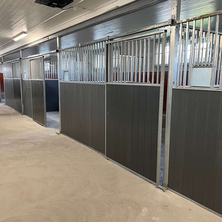 Front med skydedør 3,5 m, inkl. kunststofplanker, SWE