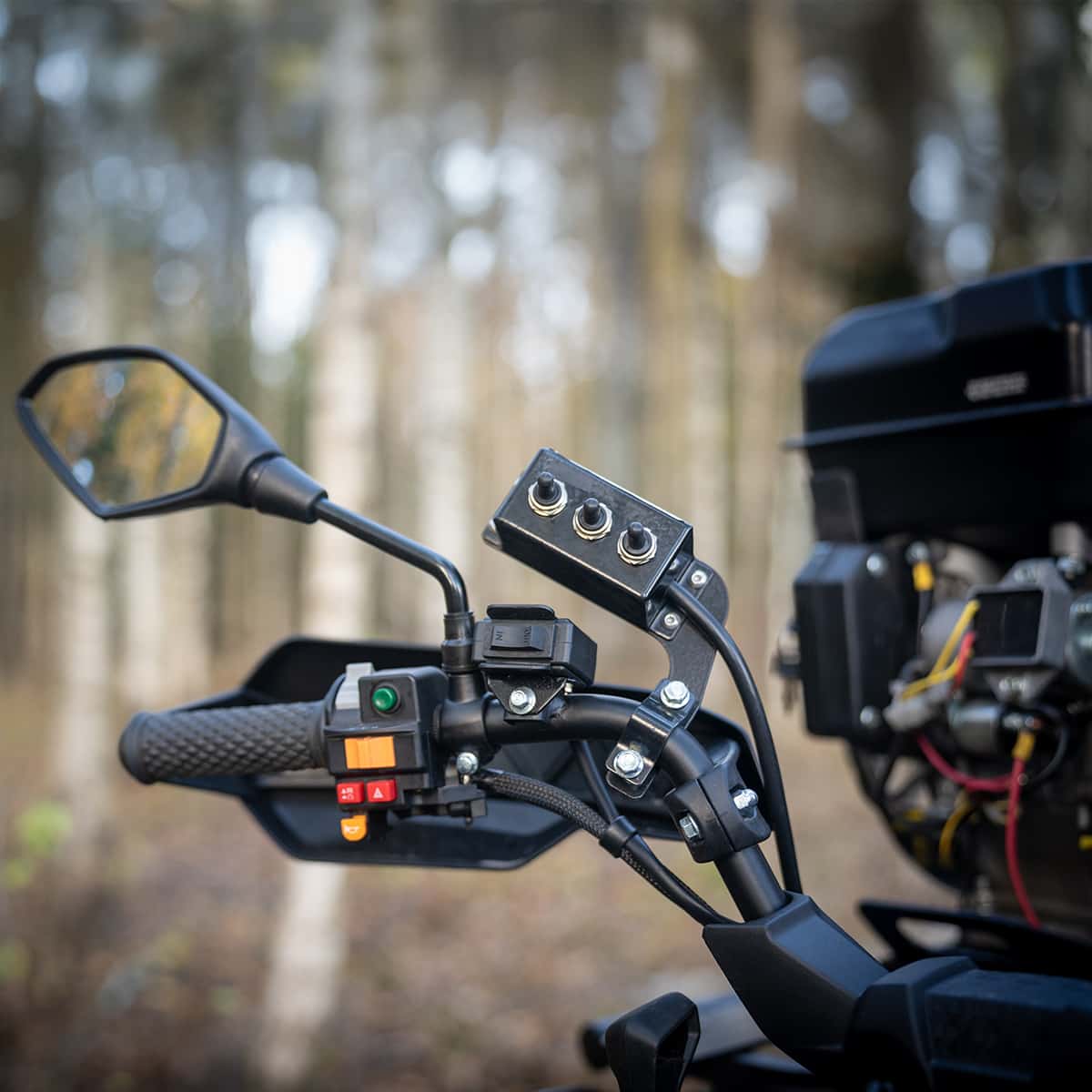 Skovvogn ATV 3 ton, med kran 4,2 m