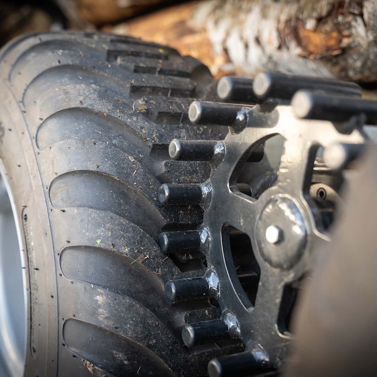 Skovvogn ATV 3 ton, med kran 4,2 m