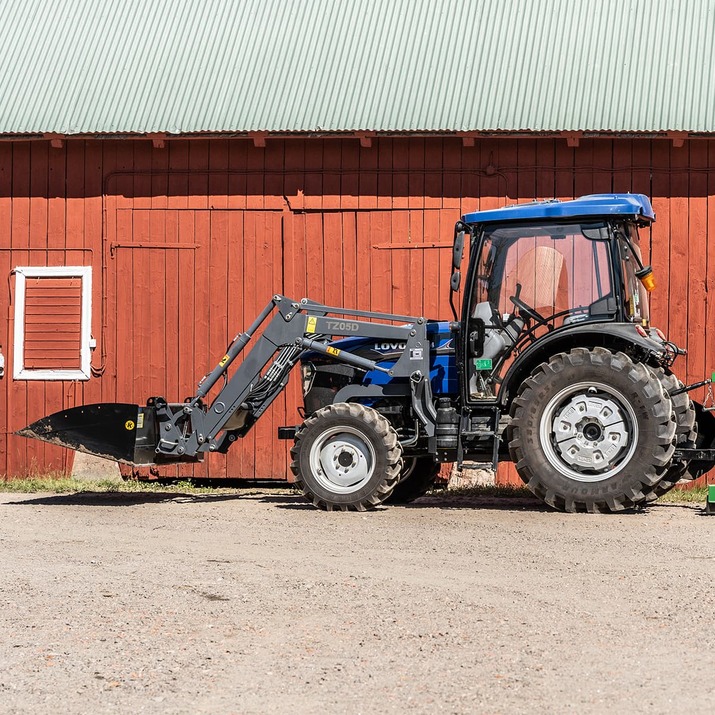 Traktor Lovol 75 hk 4wd med frontlæsser, Stage V