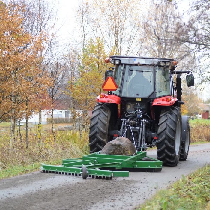Vejhøvl med to skær 2 m, boltet