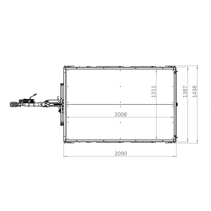 Tipvogn ATV PRO 1,5 ton