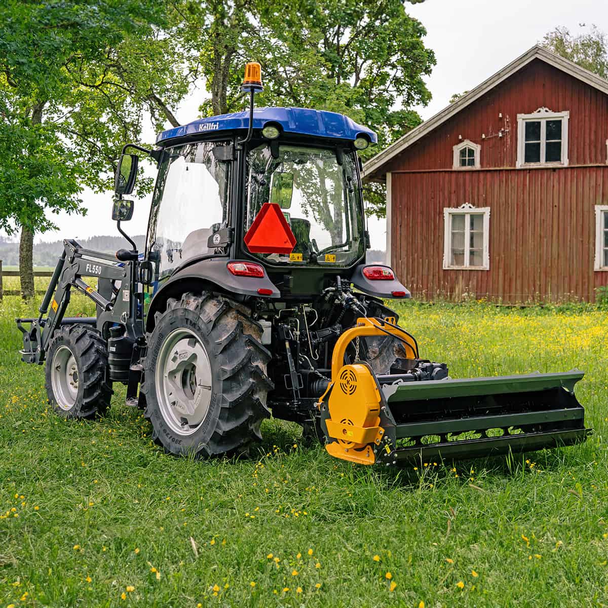 Traktor Lovol 50 hk 4WD med frontlæsser, Stage V
