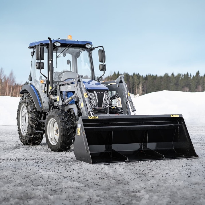Traktor Lovol 50 hk 4wd med frontlæsser, Stage V
