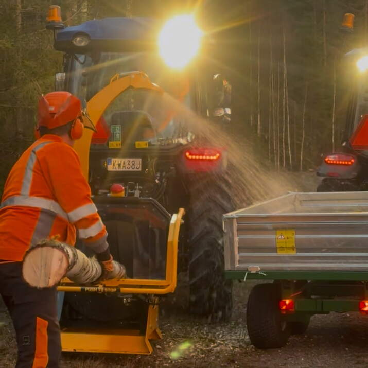 Flishugger 150, med hydraulisk indføring