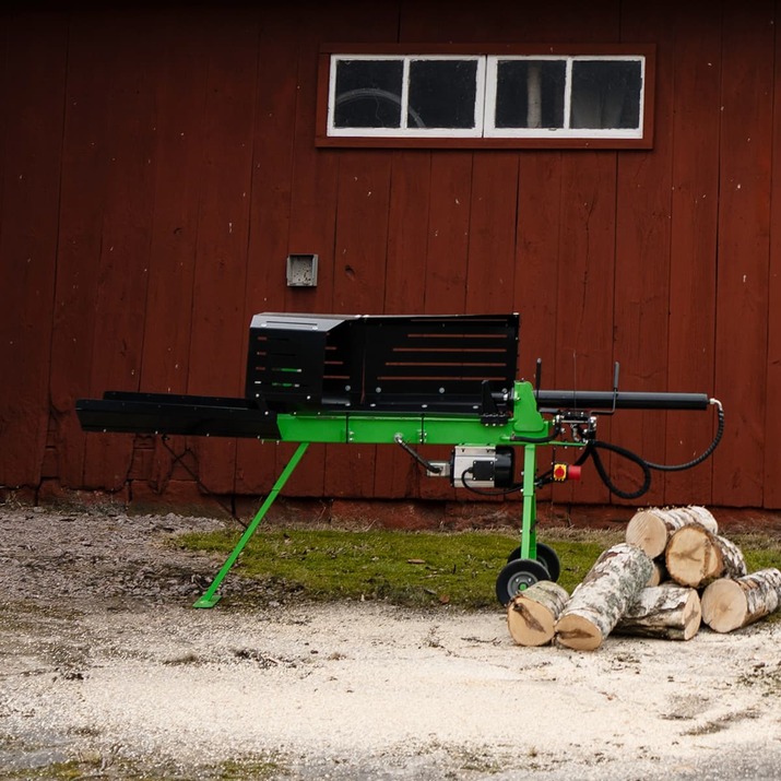 Brændekløver, eldrevet, 7 ton, 70 cm