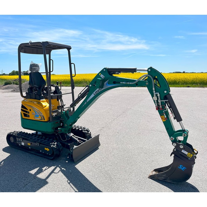Lovol minigraver 1,8 ton uden kabine, hurtigskift S30/180 med tilt