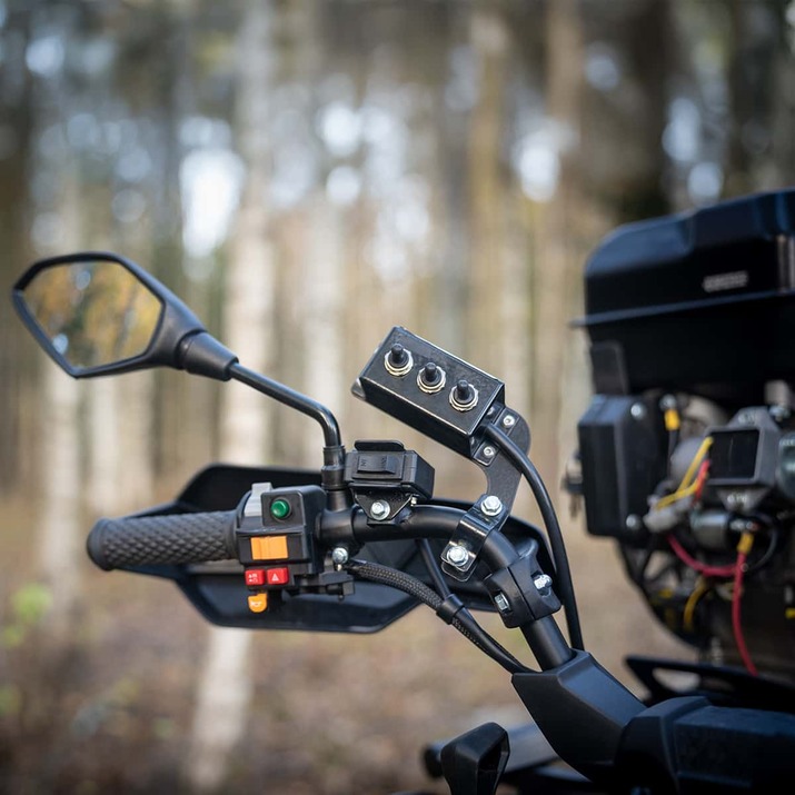 Skovvogn ATV 3 ton, med kran 4,2 m