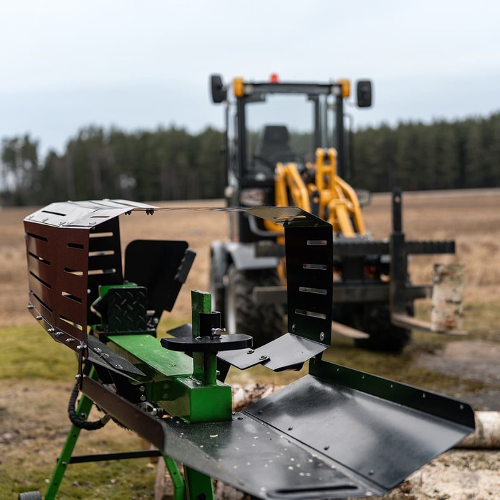 Brændekløver, eldrevet, 7 ton, 70 cm