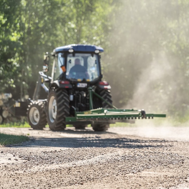 Vejhøvl med to skær 2 m