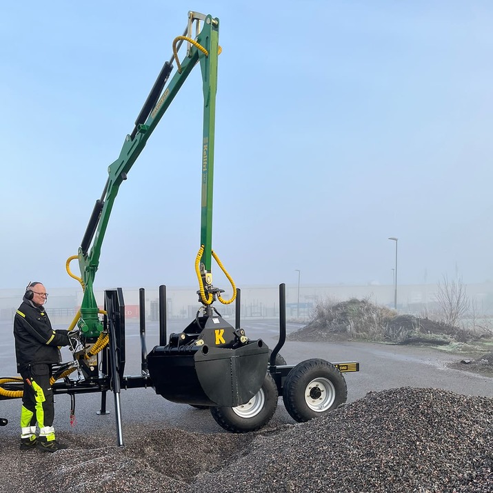 Gribeskovl til skovvogn, 55 cm