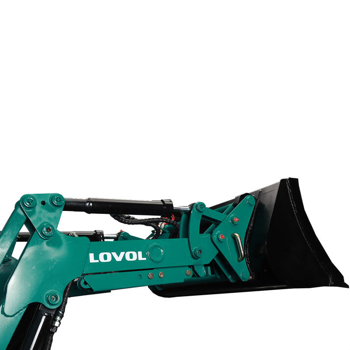 Kompakttraktor Lovol 25 hk med frontlæsser, uden førerhus