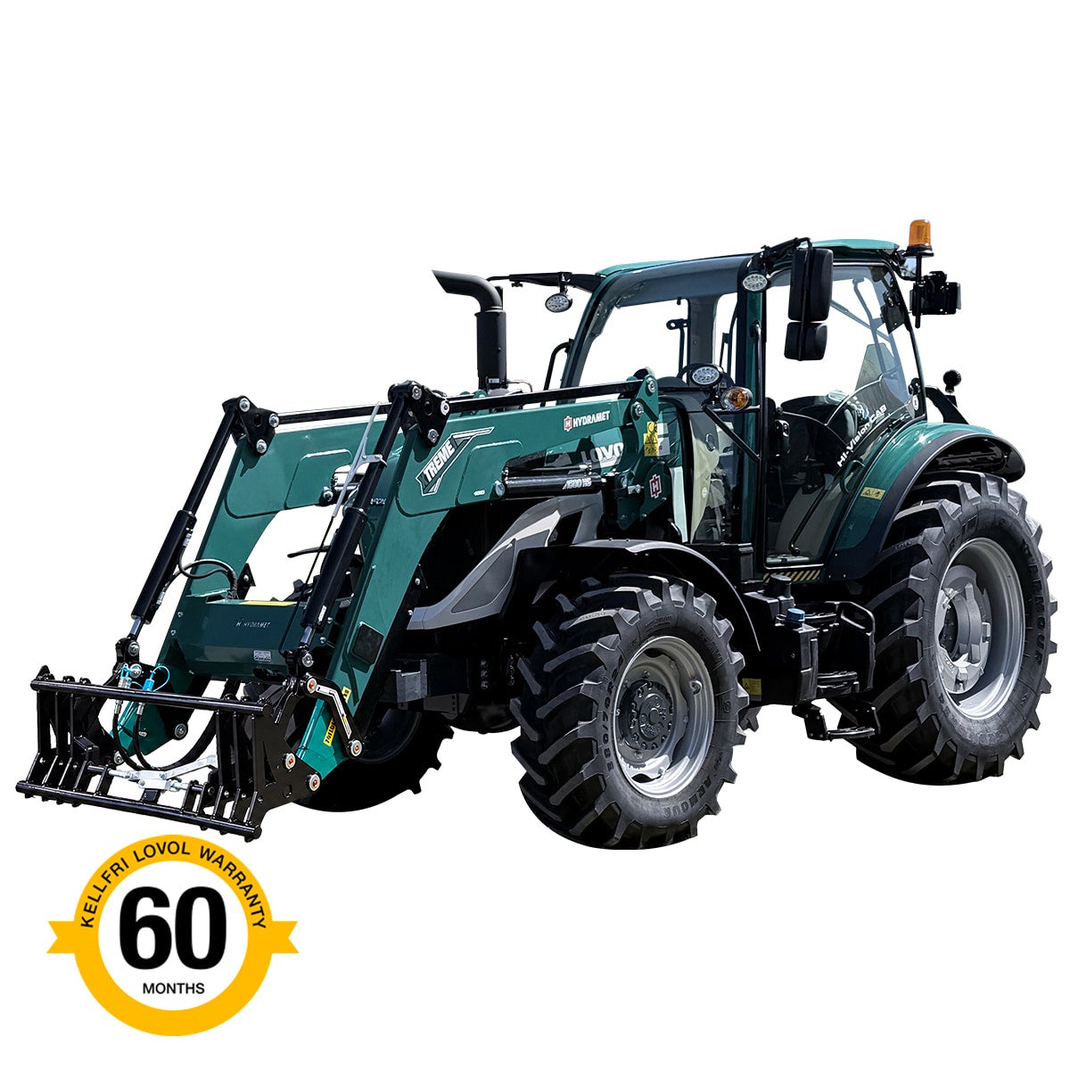 Traktor Lovol 110 hk 4WD med frontlæsser, Stage V