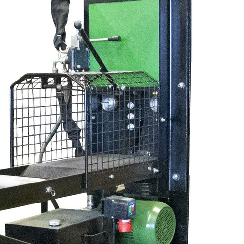 Beskyttelsesbur til brændeklipper