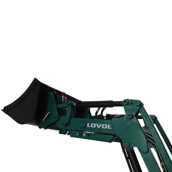 Kompakttraktor Lovol 25 hk med frontlæsser, uden førerhus