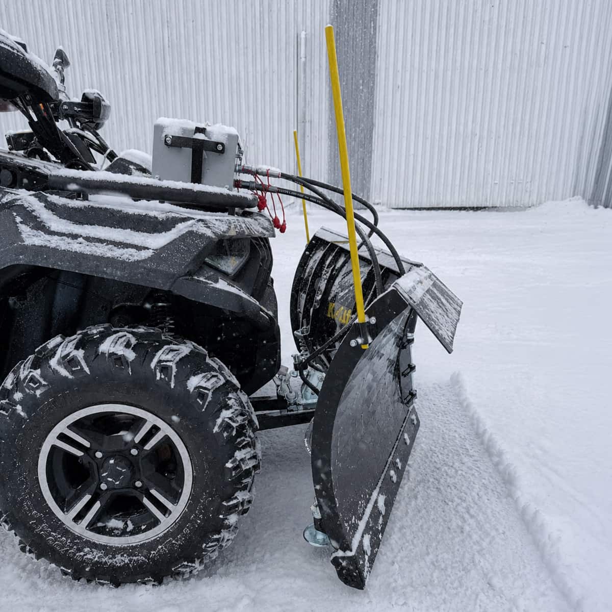 V-plov ATV 150 cm med hydraulikaggregat og cylinder