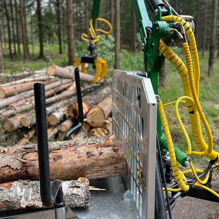 Skovvogn ATV 3 ton, med kran 4,2 m