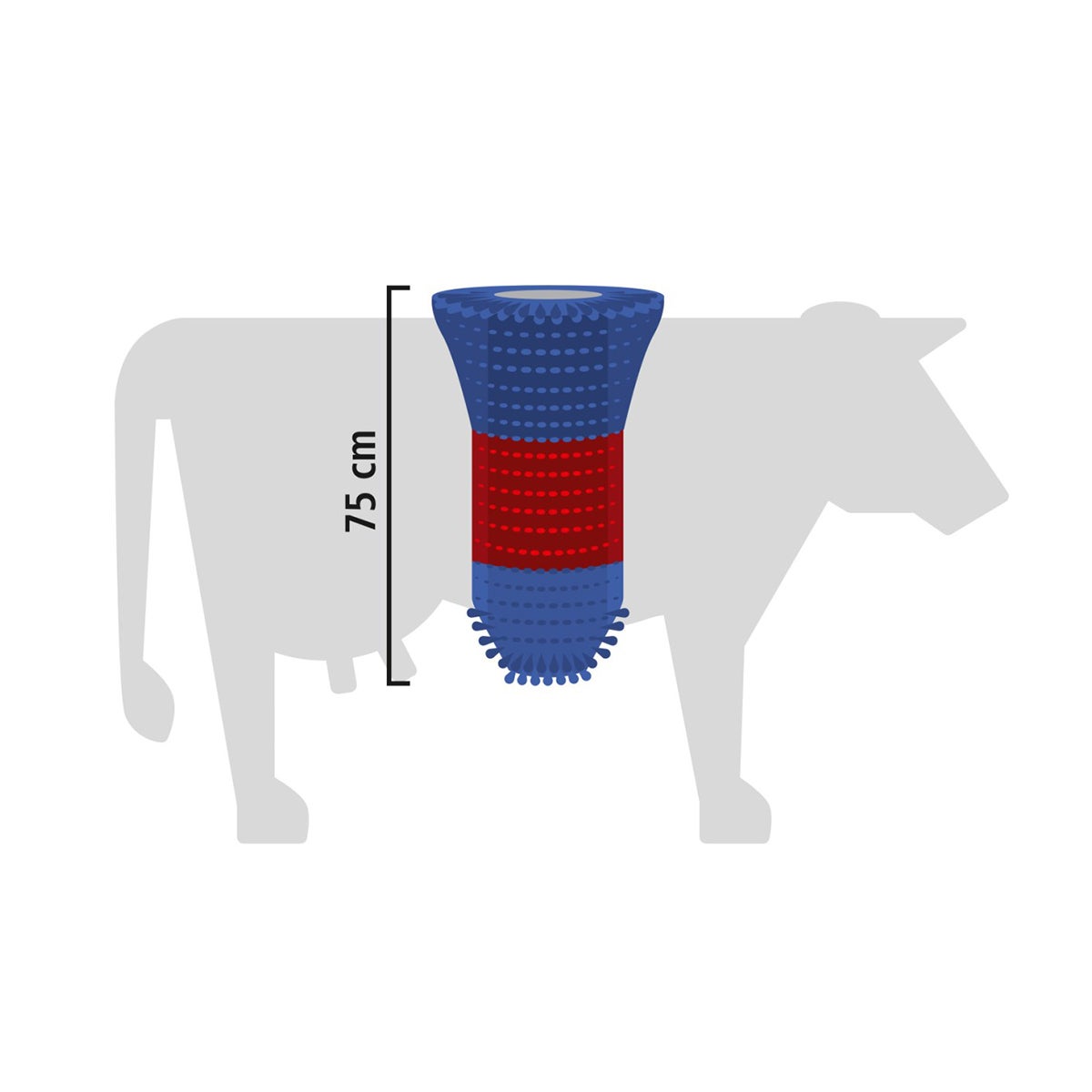 Korygbørste HappyCow FlexiSwing