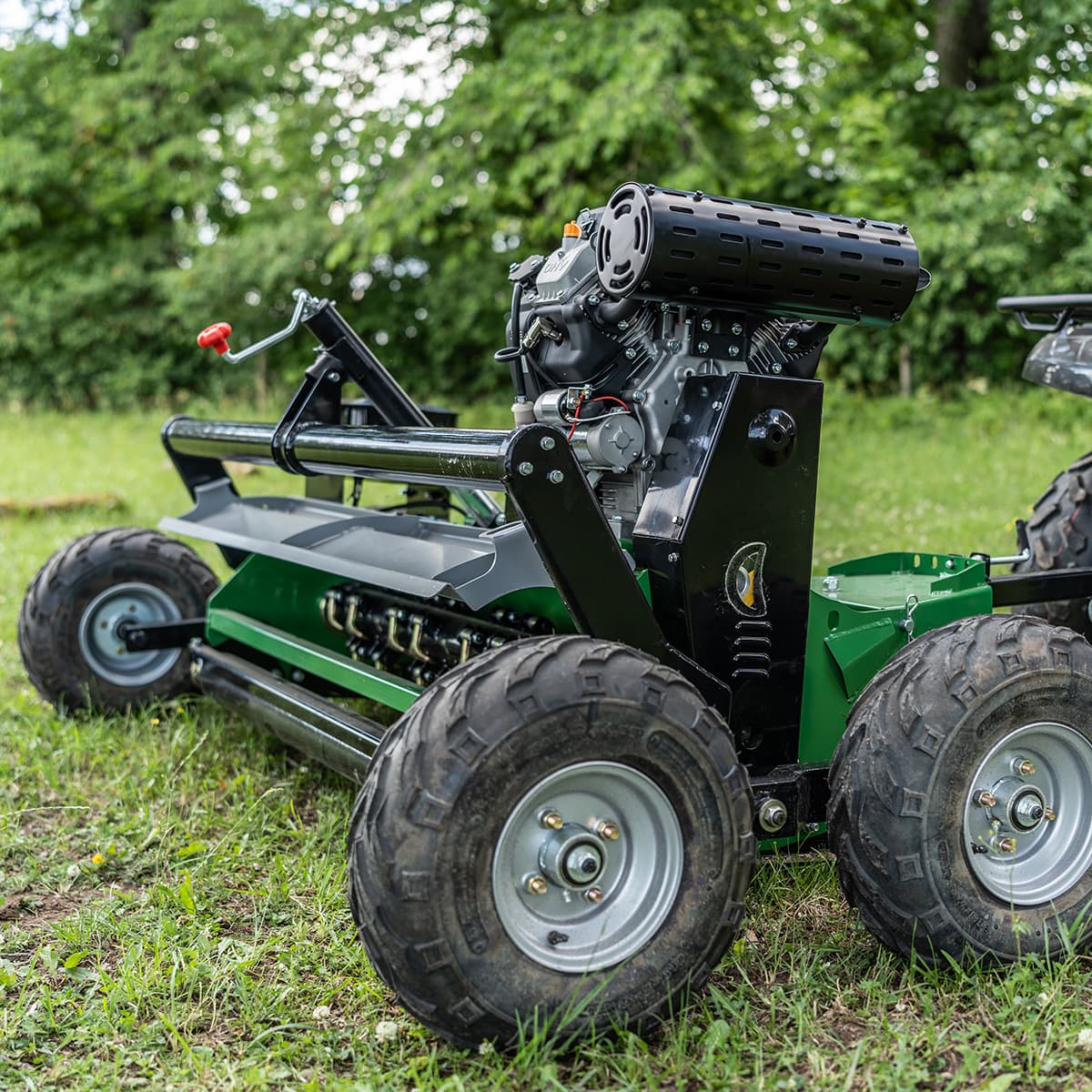 Slagleklipper ATV med bagklap, 1,5 m, 25 hk