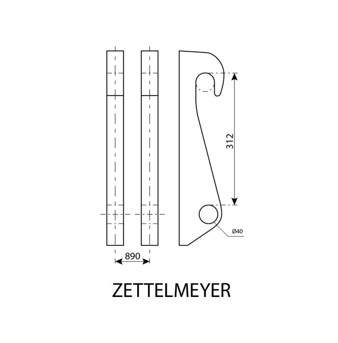 Svejsebeslag Zettelmeyer 30 mm