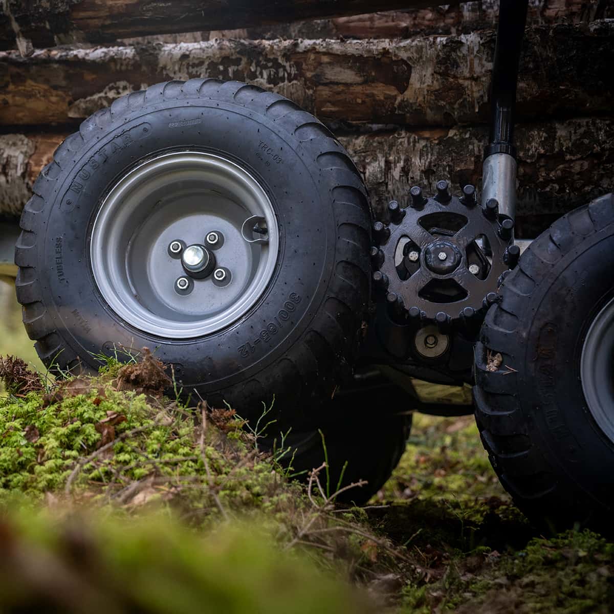 Skovvogn ATV 3 ton, med kran 4,2 m