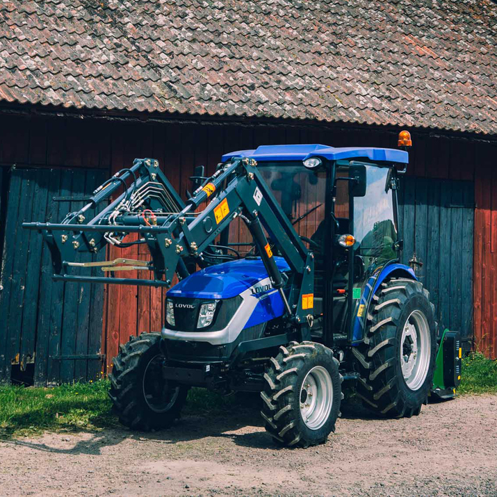 Traktor Lovol 25 hk med frontlæsser, Stage V