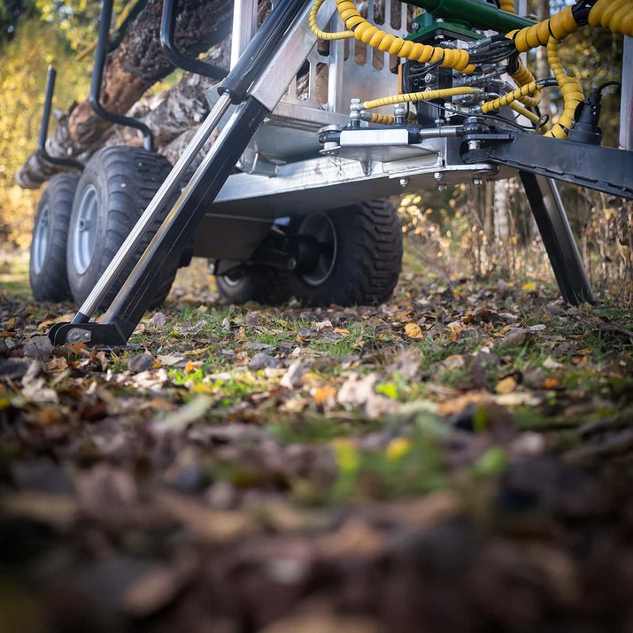 Skovvogn ATV 3 ton, med kran 4,2 m