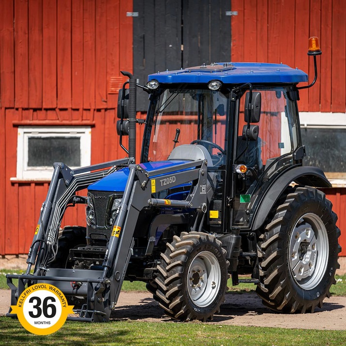 Traktor Lovol 75 hk 4wd med frontlæsser, Stage V