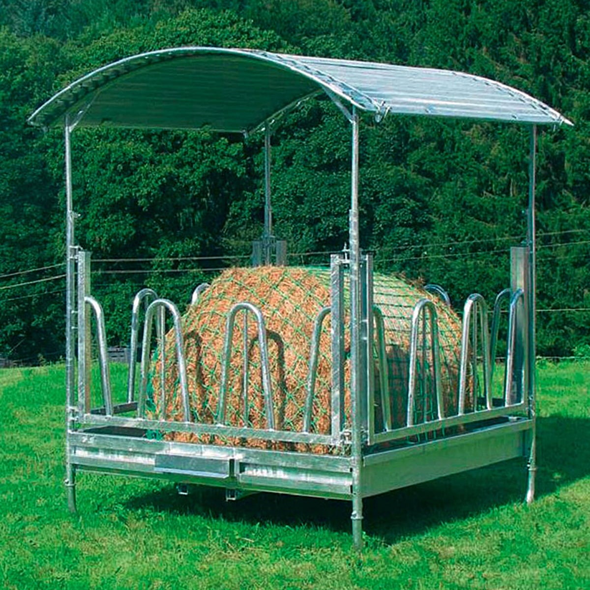Hønet 280 x 280 cm, maske­størrelse 10 x 10 cm, SlowFeeder