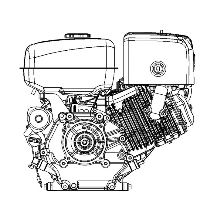 Benzin motor 15hk JF420 med elstart