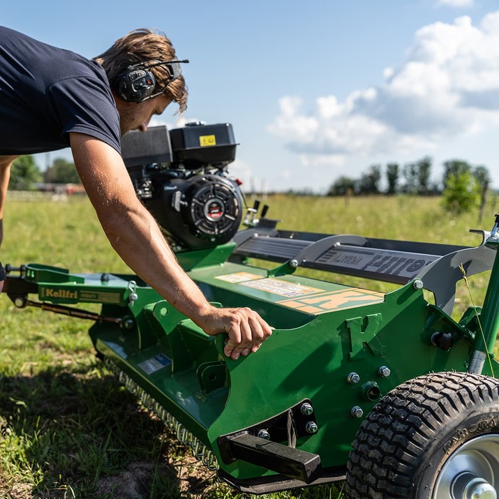 Slagleklipper ATV med bagklap, 1,2 m, 15 hk