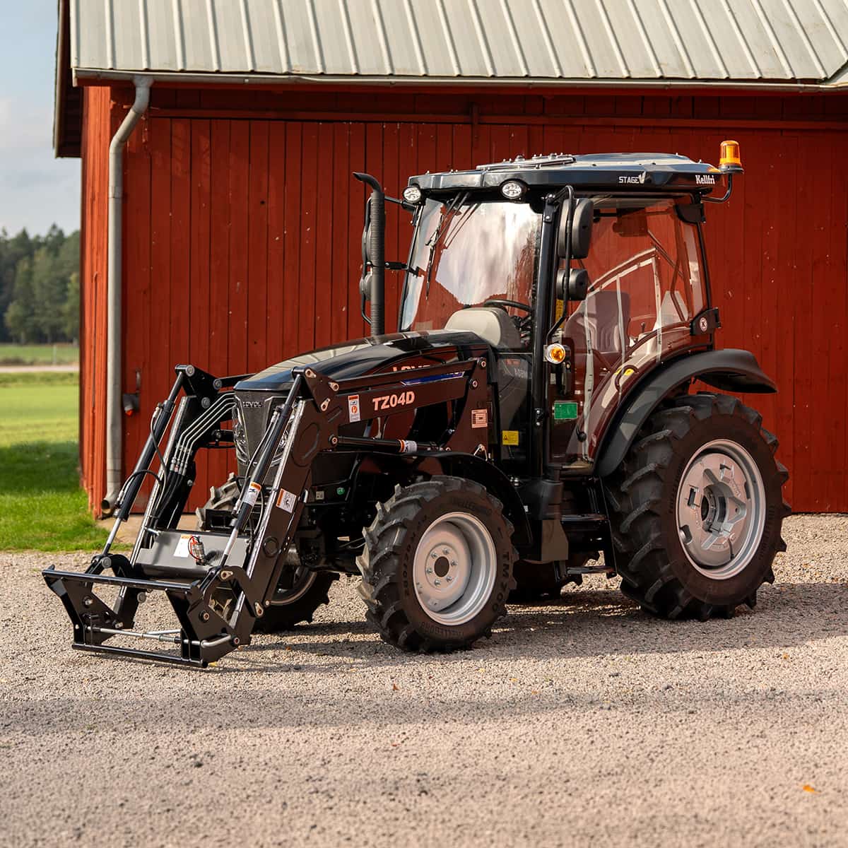 Traktor Lovol 55 hk PRO 4WD med frontlæsser, Stage V