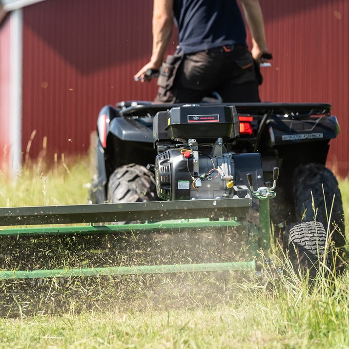 Slagleklipper ATV med bagklap, 1,2 m, 15 hk