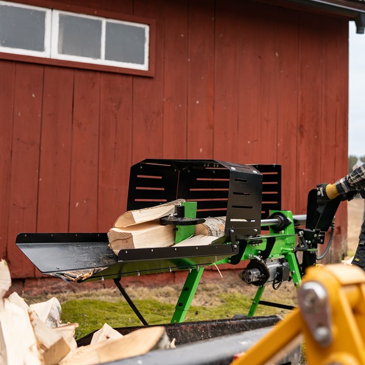 Brændekløver, eldrevet, 7 ton, 70 cm