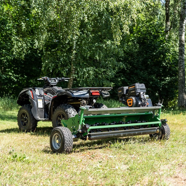 Slagleklipper ATV med bagklap og elstart, 1,5 m, 15 hk