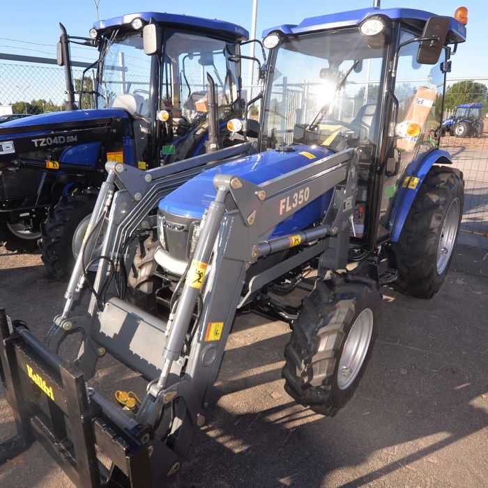 Frontlæsser til traktor 35 hk, inkl. betjeningsventiler