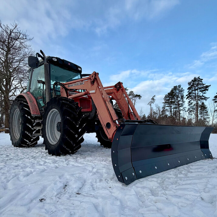 Sneskraber 2,5 m, boltet Trimabeslag