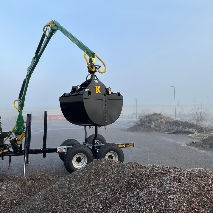 Gribeskovl til skovvogn, 55 cm