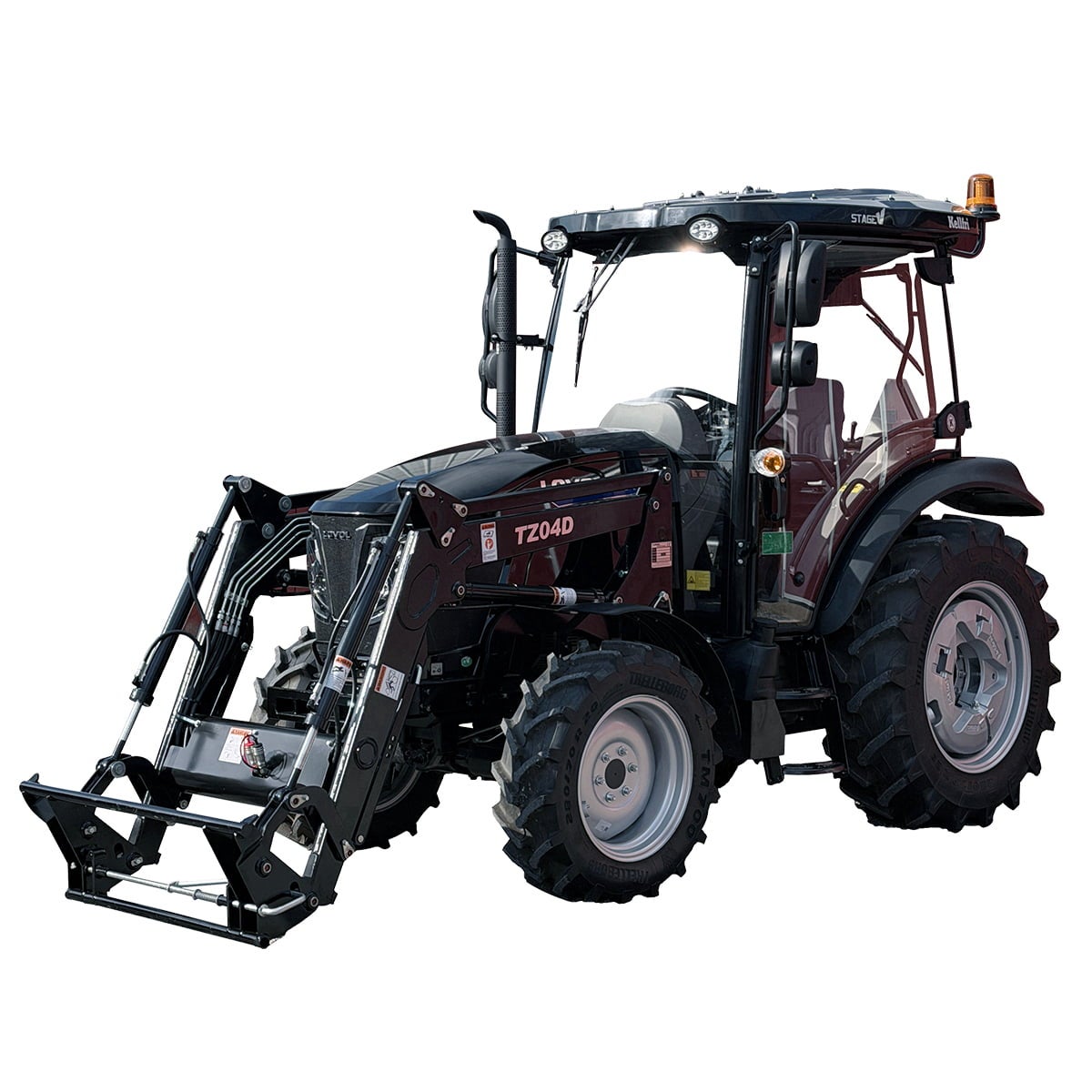 Traktor Lovol 55 hk PRO 4WD med frontlæsser, Stage V