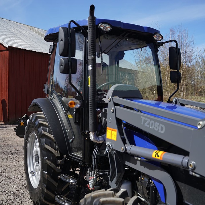 Traktor Lovol 75 hk 4wd med frontlæsser, Stage V