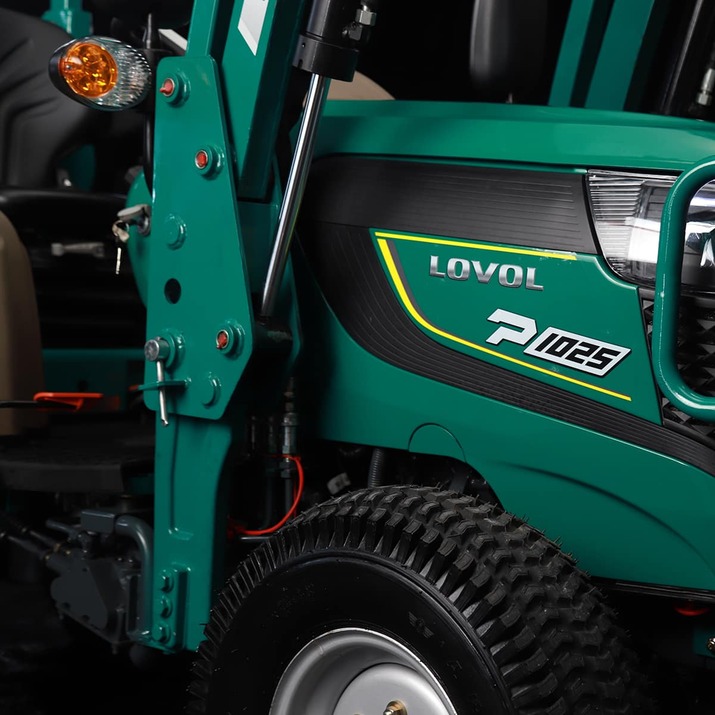 Kompakttraktor Lovol 25 hk med frontlæsser, uden førerhus 