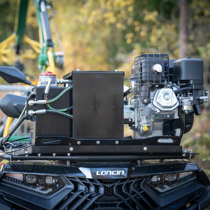 Skovvogn ATV 3 ton, med kran 4,2 m