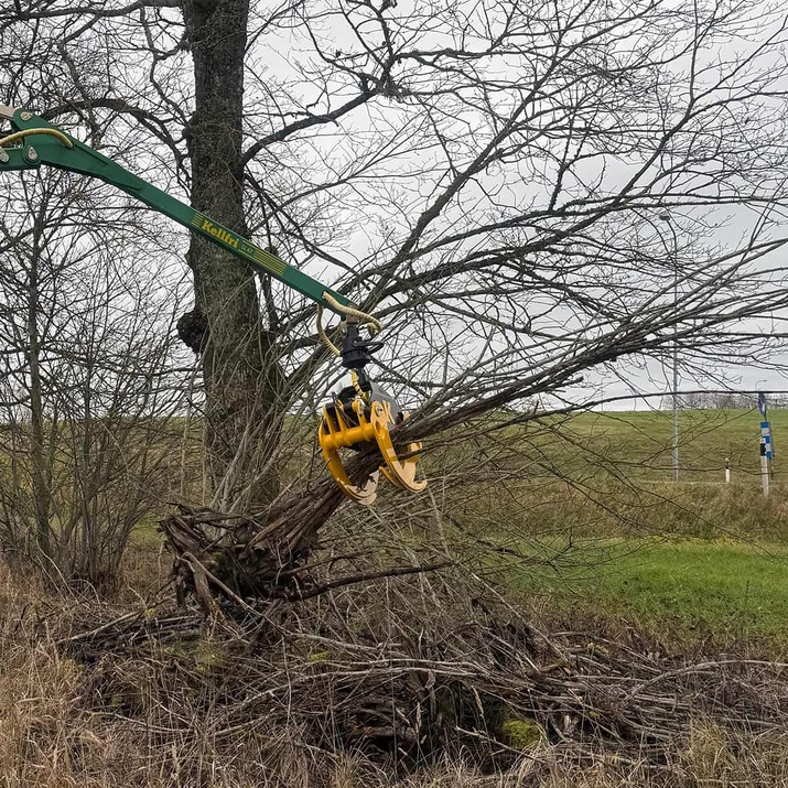 Grenklo inkl. hydraulikslange og bolte